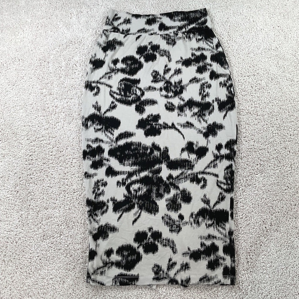 Bryn Walker Sloan Parsnip Floral Midi Pencil Skirt XXS New With Tags Made in USA